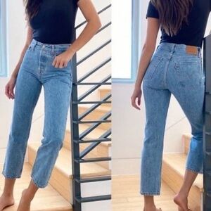 Levis Wedgie Straight Jean, size 28